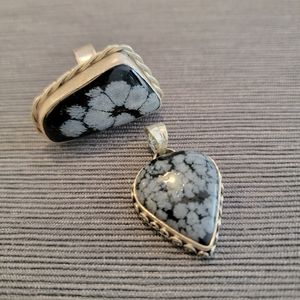 Pendant & Ring (Silver)